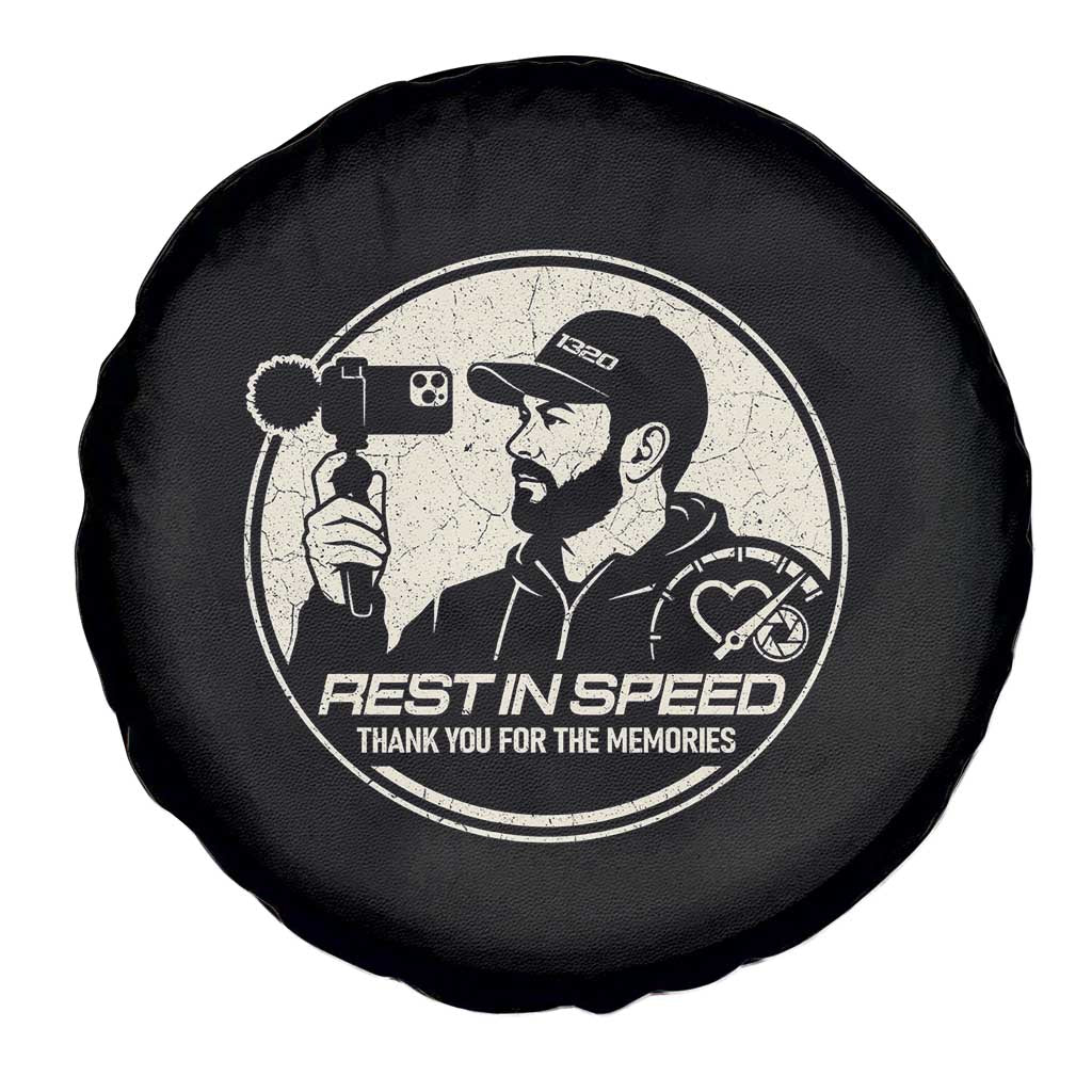 Rest In Speed Thank You For The Memories Spare Tire Cover Automotive Media Legend Memorial Tribute