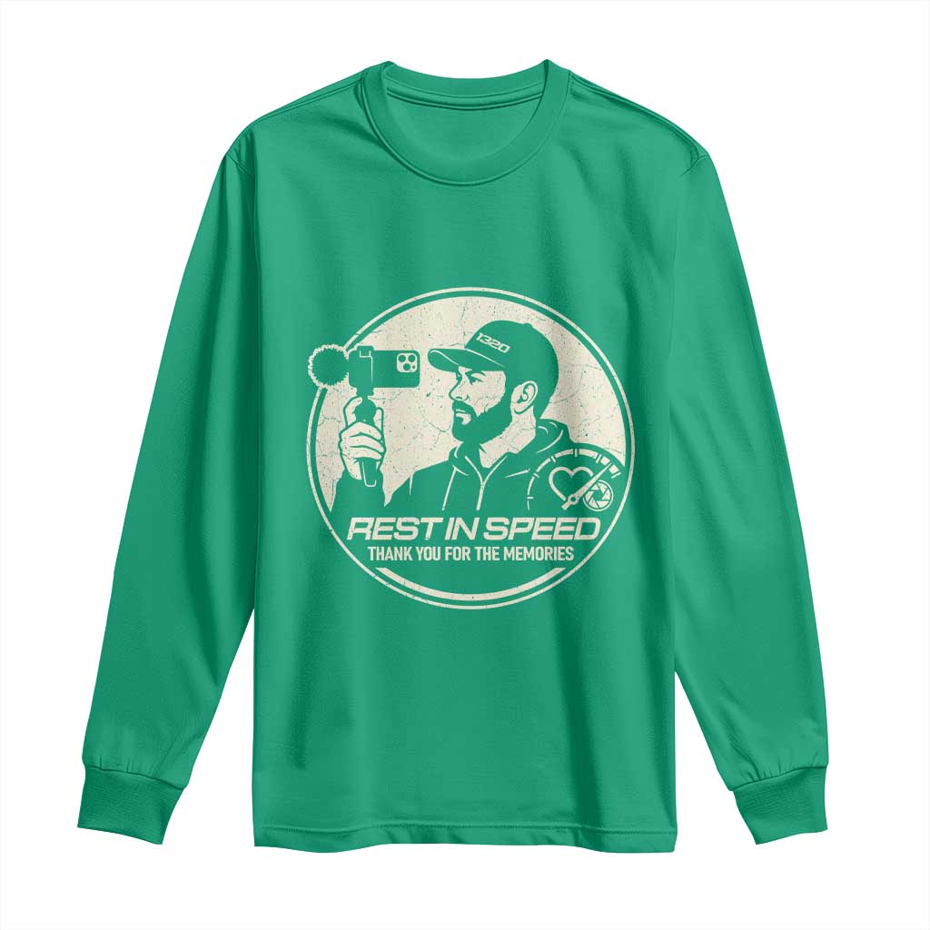 Rest In Speed Thank You For The Memories Long Sleeve Shirt Automotive Media Legend Memorial Tribute