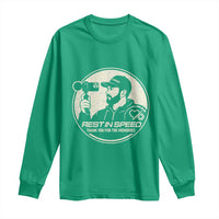 Rest In Speed Thank You For The Memories Long Sleeve Shirt Automotive Media Legend Memorial Tribute