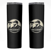 Rest In Speed Thank You For The Memories Skinny Tumbler Automotive Media Legend Memorial Tribute