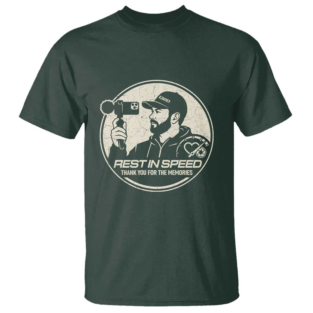 Rest In Speed Thank You For The Memories T Shirt Automotive Media Legend Memorial Tribute