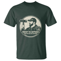 Rest In Speed Thank You For The Memories T Shirt Automotive Media Legend Memorial Tribute