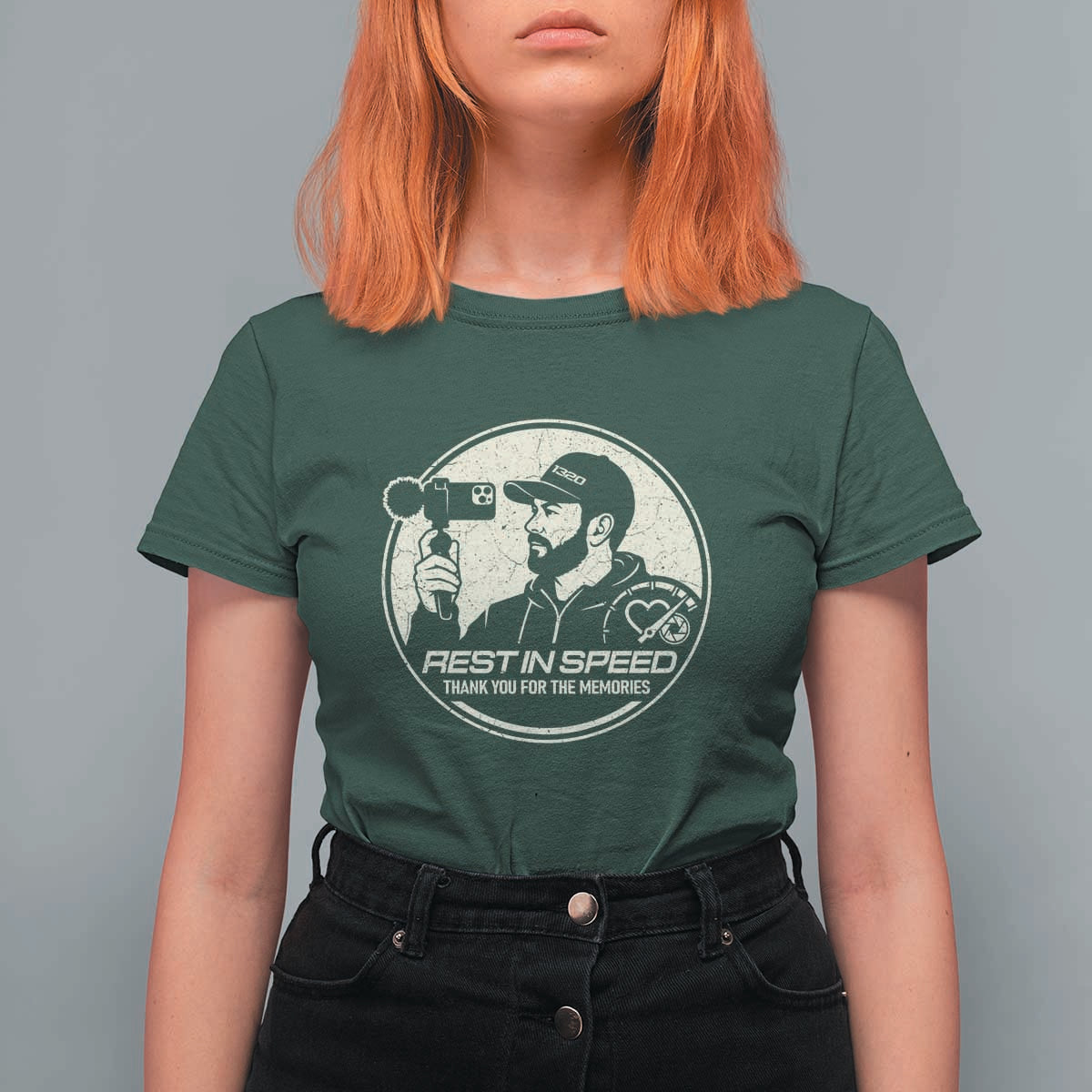 Rest In Speed Thank You For The Memories T Shirt For Women Automotive Media Legend Memorial Tribute