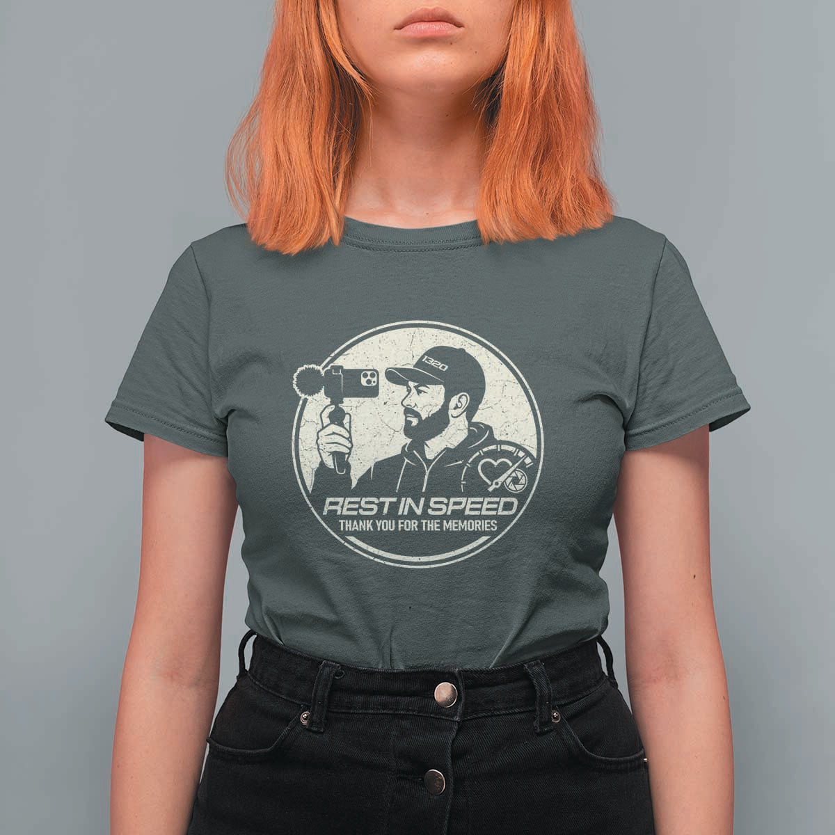 Rest In Speed Thank You For The Memories T Shirt For Women Automotive Media Legend Memorial Tribute