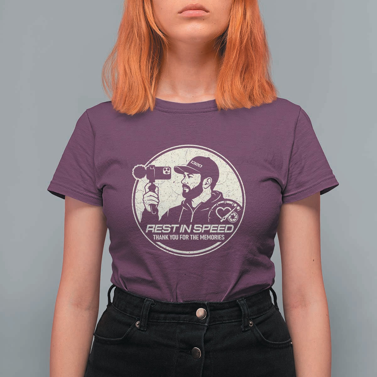 Rest In Speed Thank You For The Memories T Shirt For Women Automotive Media Legend Memorial Tribute
