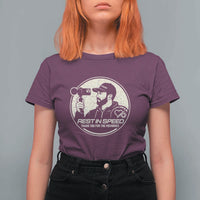 Rest In Speed Thank You For The Memories T Shirt For Women Automotive Media Legend Memorial Tribute