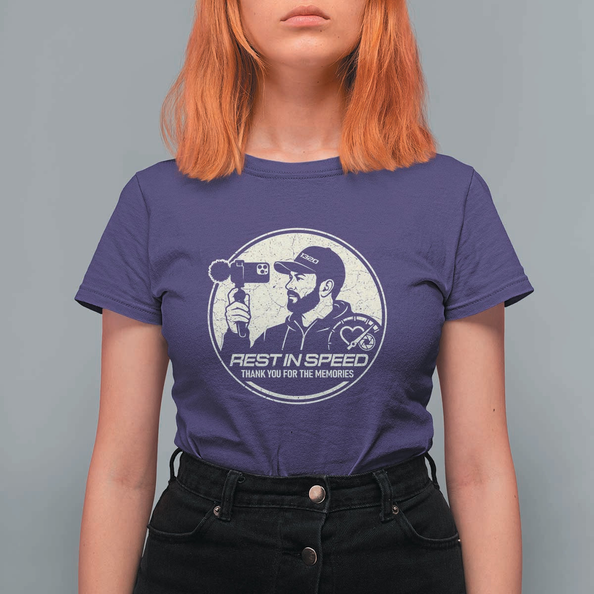 Rest In Speed Thank You For The Memories T Shirt For Women Automotive Media Legend Memorial Tribute