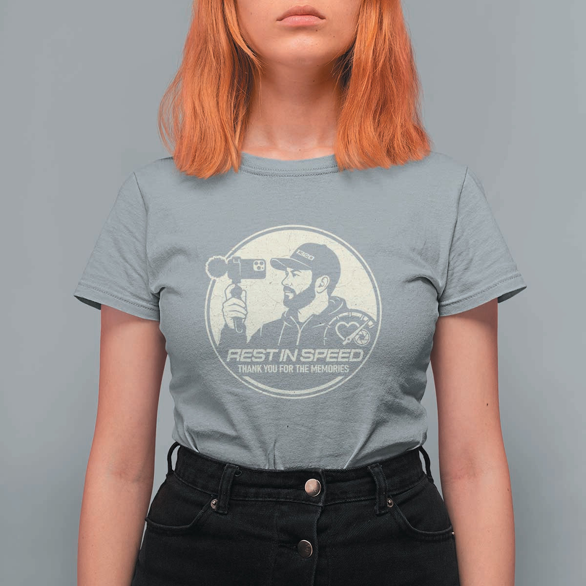 Rest In Speed Thank You For The Memories T Shirt For Women Automotive Media Legend Memorial Tribute