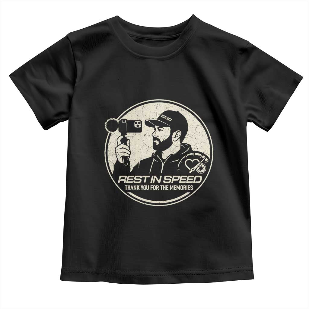 Rest In Speed Thank You For The Memories Toddler T Shirt Automotive Media Legend Memorial Tribute