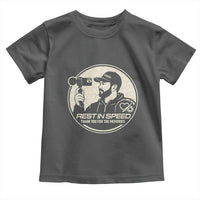 Rest In Speed Thank You For The Memories Toddler T Shirt Automotive Media Legend Memorial Tribute