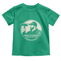 Rest In Speed Thank You For The Memories Toddler T Shirt Automotive Media Legend Memorial Tribute