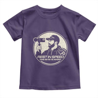 Rest In Speed Thank You For The Memories Toddler T Shirt Automotive Media Legend Memorial Tribute