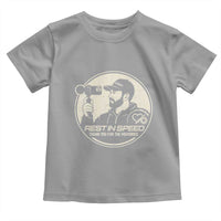 Rest In Speed Thank You For The Memories Toddler T Shirt Automotive Media Legend Memorial Tribute