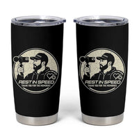 Rest In Speed Thank You For The Memories Tumbler Cup Automotive Media Legend Memorial Tribute