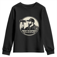 Rest In Speed Thank You For The Memories Youth Sweatshirt Automotive Media Legend Memorial Tribute