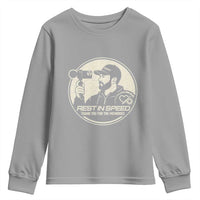 Rest In Speed Thank You For The Memories Youth Sweatshirt Automotive Media Legend Memorial Tribute
