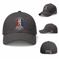 250 Years of Freedom Abraham Lincoln Patriotic Baseball Cap US Fighter Jets Red White and Blue 1776 to 2026 Semiquincentennial