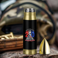 250 Years of Freedom Abraham Lincoln Patriotic Bullet Tumbler US Fighter Jets Red White and Blue 1776 to 2026 Semiquincentennial