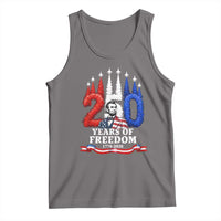250 Years of Freedom Abraham Lincoln Patriotic Tank Top US Fighter Jets Red White and Blue 1776 to 2026 Semiquincentennial