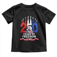 250 Years of Freedom Abraham Lincoln Patriotic Toddler T Shirt US Fighter Jets Red White and Blue 1776 to 2026 Semiquincentennial