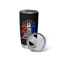 250 Years of Freedom Abraham Lincoln Patriotic Tumbler Cup US Fighter Jets Red White and Blue 1776 to 2026 Semiquincentennial
