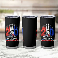 250 Years of Freedom Abraham Lincoln Patriotic Tumbler Cup US Fighter Jets Red White and Blue 1776 to 2026 Semiquincentennial