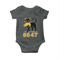 8647 Black Cat Golden Hair Prey Baby Onesie Funny Coded Political Satire