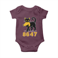 8647 Black Cat Golden Hair Prey Baby Onesie Funny Coded Political Satire