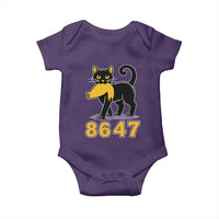 8647 Black Cat Golden Hair Prey Baby Onesie Funny Coded Political Satire