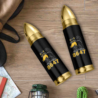 8647 Black Cat Golden Hair Prey Bullet Tumbler Funny Coded Political Satire