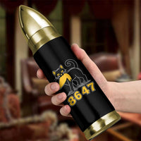 8647 Black Cat Golden Hair Prey Bullet Tumbler Funny Coded Political Satire