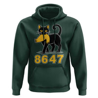 8647 Black Cat Golden Hair Prey Hoodie Funny Coded Political Satire