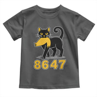 8647 Black Cat Golden Hair Prey Toddler T Shirt Funny Coded Political Satire
