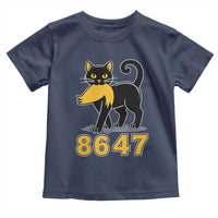 8647 Black Cat Golden Hair Prey Toddler T Shirt Funny Coded Political Satire