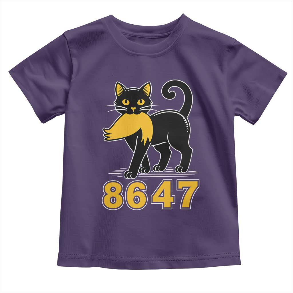 8647 Black Cat Golden Hair Prey Toddler T Shirt Funny Coded Political Satire