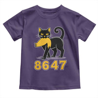 8647 Black Cat Golden Hair Prey Toddler T Shirt Funny Coded Political Satire