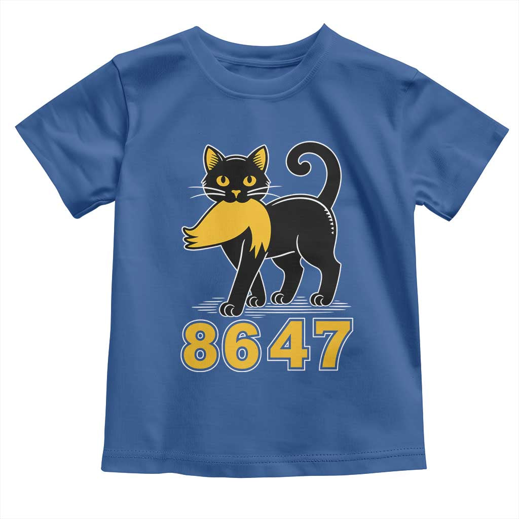 8647 Black Cat Golden Hair Prey Toddler T Shirt Funny Coded Political Satire