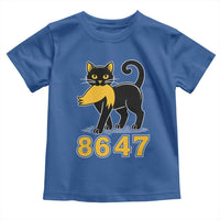 8647 Black Cat Golden Hair Prey Toddler T Shirt Funny Coded Political Satire