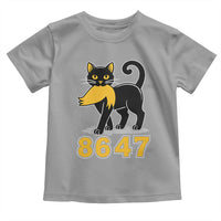 8647 Black Cat Golden Hair Prey Toddler T Shirt Funny Coded Political Satire