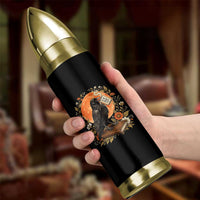Is He Dead Yet Raven Drinking Coffee Bullet Tumbler Vintage Book Political Dark Humor