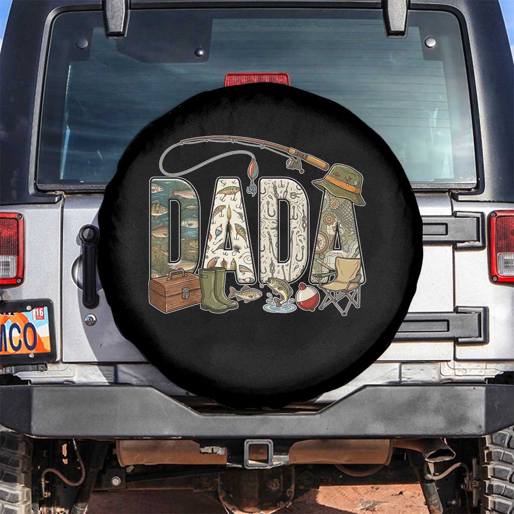Best Fishing Dada Retro Vintage Outdoorsman Spare Tire Cover Bass Angler Dad Fisherman Fathers Day Gift for Men
