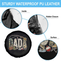 Best Fishing Dada Retro Vintage Outdoorsman Spare Tire Cover Bass Angler Dad Fisherman Fathers Day Gift for Men