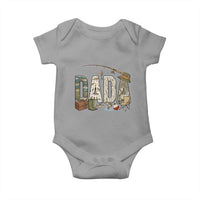 Best Fishing Dada Retro Vintage Outdoorsman Baby Onesie Bass Angler Dad Fisherman Fathers Day Gift for Men