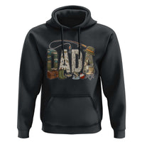 Best Fishing Dada Retro Vintage Outdoorsman Hoodie Bass Angler Dad Fisherman Fathers Day Gift for Men