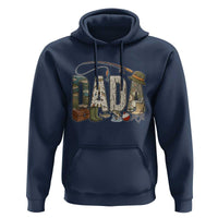 Best Fishing Dada Retro Vintage Outdoorsman Hoodie Bass Angler Dad Fisherman Fathers Day Gift for Men