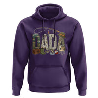 Best Fishing Dada Retro Vintage Outdoorsman Hoodie Bass Angler Dad Fisherman Fathers Day Gift for Men