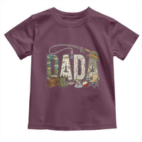Best Fishing Dada Retro Vintage Outdoorsman Toddler T Shirt Bass Angler Dad Fisherman Fathers Day Gift for Men