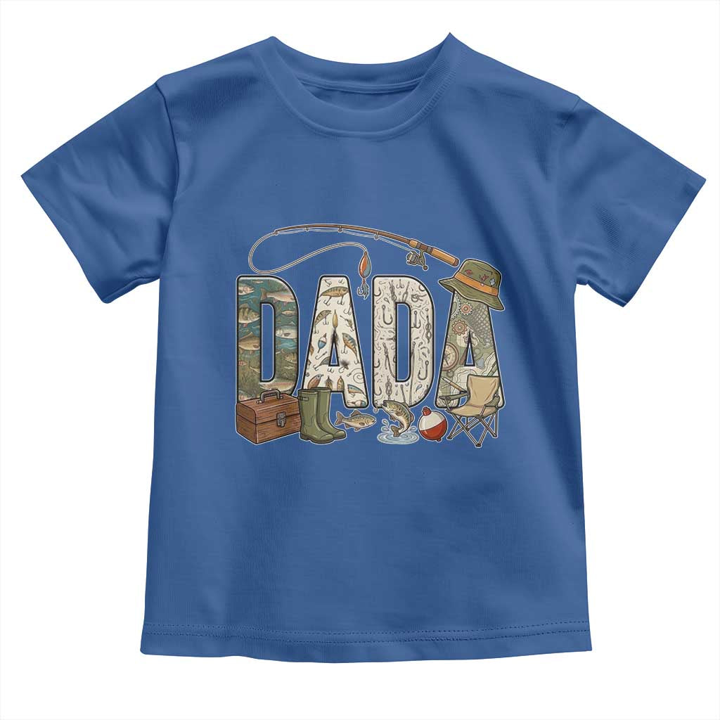 Best Fishing Dada Retro Vintage Outdoorsman Toddler T Shirt Bass Angler Dad Fisherman Fathers Day Gift for Men