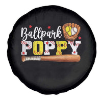 Ballpark Poppy Baseball and Softball Grandpa Spare Tire Cover Sports Grandfather Game Day Birthday Gifts