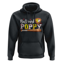 Ballpark Poppy Baseball and Softball Grandpa Hoodie Sports Grandfather Game Day Birthday Gifts